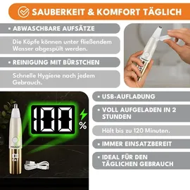krumad Nasenhaartrimmer 3in1 Schwarz