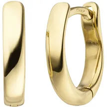 Jobo Creolen oval Gelbgold 750