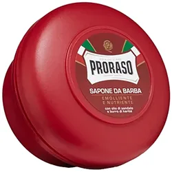 Proraso Red Shaving Soap in a Bowl 150ml - Sapone Barbe Dure
