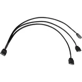 Alphacool KAB Alphacool Y-Splitter aRGB 3-Pin auf 3x 3-Pin 30cm Modding Beleuchtung