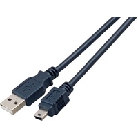 EFB-Elektronik EFB Elektronik USB2.0 Anschlusskabel Stecker Typ-A auf Mini-Stecker Typ-B, classic, 1m, schwarz