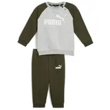 Puma Minicats Ess Raglan Set Dark Olive 9-12 Monate