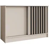 beautysofa Horizon 121 x 85 x 43,5 cm Beige / Schwarz