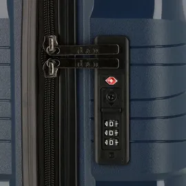 d & n Travel Line 4300 4-Rollen Cabin 55 cm / 36 l blau