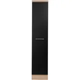 Respekta Apothekerschrank Merle 30 x 60 x 144,8 cm Schwarz