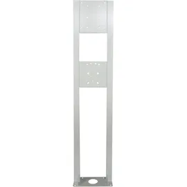 a-TroniX Standsäule für Wallbox Edelstahl Weiß