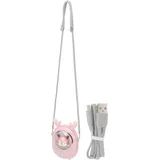 Tragbarer, Klingenloser Nackenventilator, 3 Geschwindigkeitsstufen, Usb-aufladbar, Leise Und Multifunktional Für Süße Haustiere