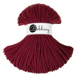 Bobbiny Hochwertige Makramee-Flechtkordel, 5 mm, 100 m, Weinrot