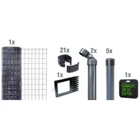 GAH Alberts Fix Clip Pro 1,22 x 10 m anthrazit