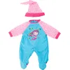 Puppenkleidung BAYER Strampler 46 cm, blau (blau, rosa), Puppenkleidung, Kinder