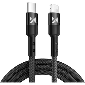 Wozinsky cable USB Type C - Lightning Power Delivery 18W 2m black (WUC-PD-CL2B) (2 m), USB Kabel