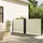 furnicato Seitenmarkise 120 x 600 cm Creme Polyester