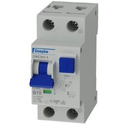 Doepke DRCBO 3 B10/0,03/1N-A FI/LS-Schalter, B, 10A, 30mA, 1P+N, Typ A