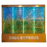 JVmoebel Wandpaneel Wasserblasen LED Wasserwand Wasser Wand Waterwall 360x300cm, Made in Europa weiß
