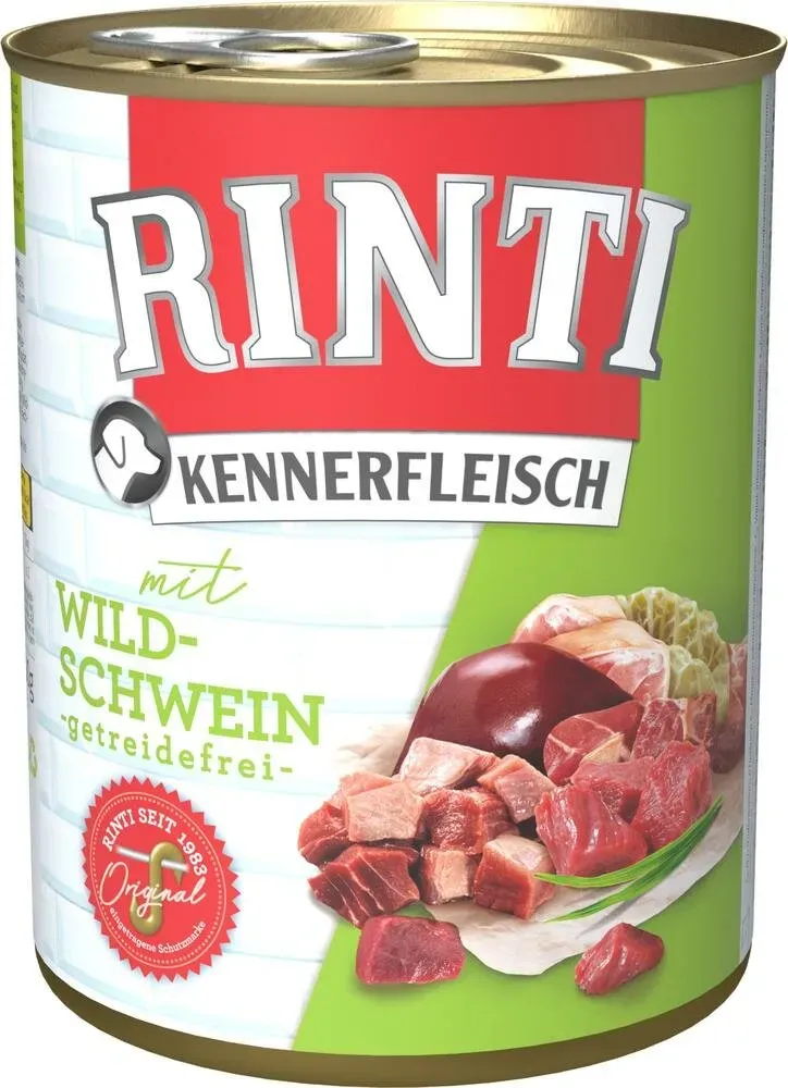 Finnern Rinti Dog - Kennerfleisch Dose Wildschwein