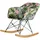 KAWOLA Schaukelsessel Stella Polyester 62 x 73 x 75 cm Mehrfarbig mit Rollen