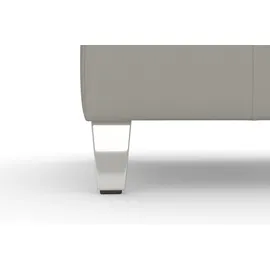 sit&more Hocker Arngast Luxus-Microfaser 58 x 48 x 58 cm Grau