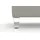 sit&more Hocker Arngast Luxus-Microfaser 58 x 48 x 58 cm Grau