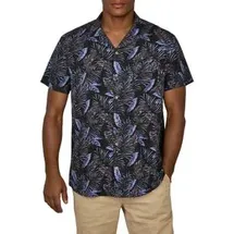Riverso Hawaiihemd Regular Fit floral Schwarz M