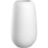 glaskoch B. Koch jr. GmbH & Co. KG LEONARDO Keramikvase Trogolo H=30cm - weiß