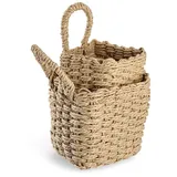 Zeller Aufbewahrungskorb mit Hängefunktion 15 x 15 x 15 cm beige