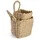 Zeller Aufbewahrungskorb mit Hängefunktion 15 x 15 x 15 cm beige