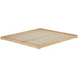 Erst-Holz Niederflurbett 180 x 200 cm Braun
