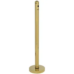 Securit® Edelstahl Aschenbecher Set, witterungsbeständig, einfach zu Reinigen, inkl. Pfosten und Fuß 104x25x25cm | 5kg