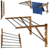 KADAX Faltbarer Trockner zur Selbstmontage, Ausziehbarer Standtrockner, Ziehharmonika-Wäscheständer, Klappbarer Turmwäscheständer (53x85cm)