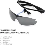 YEAZ Magnet-Sport-Sonnenbrille SUNUP