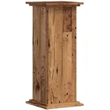 vidaXL Pflanzenständer Altholz-optik 33x33x80 cm Holzwerkstoff