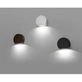FARO Außenwandleuchte Aluminium, Glas 3,0 cm IP54 1x LED-Lampe weiß