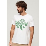 Superdry Kurzarmshirt »SD-TRACK & FIELD ATH GRAPHIC TEE«, Gr. M, optic, , 67960636-M