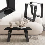 ML DESIGN modern living Tischkufen 2er Set 40 x 43 cm
