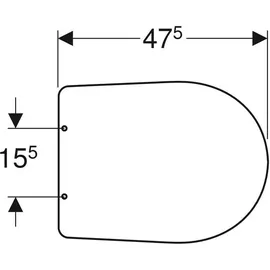 Geberit Renova Comfort Weiß