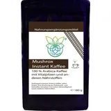 VITARAGNA Mushrox Vitalpilz Kaffee, Instant Mushroom Coffee, löslicher Arabica Kaffeemix mit Cordyceps, Ganoderma Reishi, Floracia, 30 Portionen