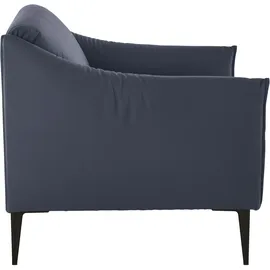 W.Schillig Cocktailsessel »sally« mit Metallfüßen in Schwarz pulverbeschichtet blau