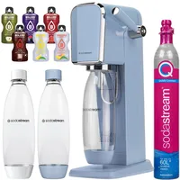 Wassersprudler SodaStream Art Blue + 2 Flaschen, 1L, Blau/Weiß + Bolero