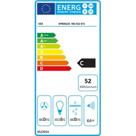 AEG DPB3622S Flachschirmhaube 60cm LED PerfectFit