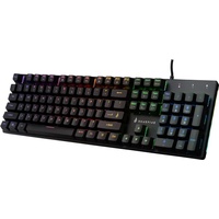 SureFire Gaming KingPin M2 Kabelgebunden, USB Gaming-Tastatur Beleuchtet, Multimediatasten US-Engli (US, Kabelgebunden), Tastatur, Schwarz