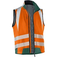 Kübler PSA Reflectiq Weste 7207 warnorange/moosgrün M