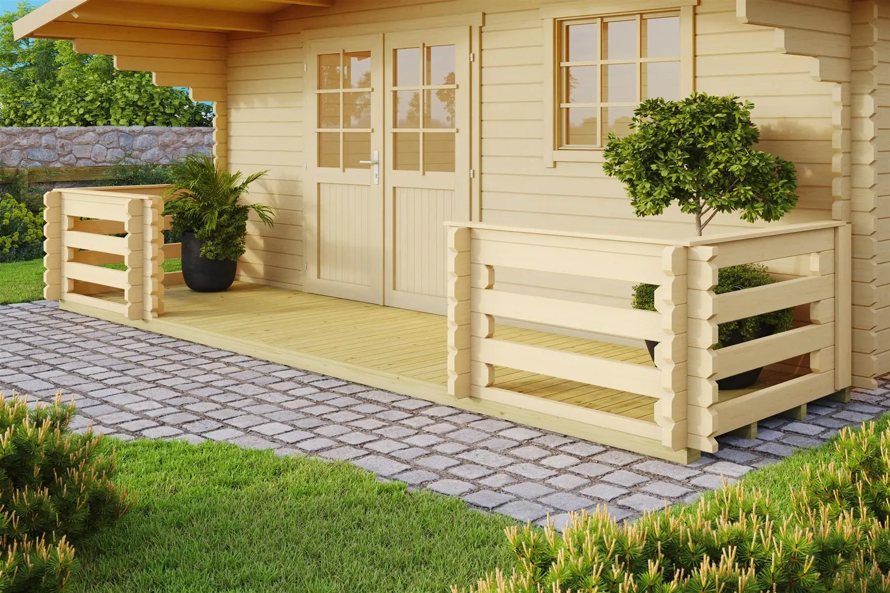 Lasita Maja Terrasse 40 48513 Terrasse 40 mm, 485 x 120, Naturbelassen