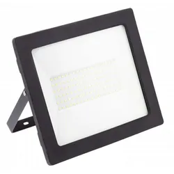 100w LED Strahler Flut Licht für den Außenbereich IP65 in schwarz Eckig|Kaltweiß