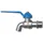 Bradas Auslaufkugelhahn 1/2" blau