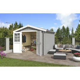 Lasita Maja Gartenhaus Norah 2,75 x 1,49 m Grau