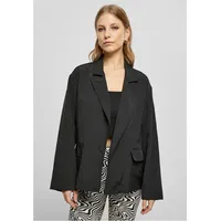 URBAN CLASSICS Oversized Crinkle Nylon Blazer Black S