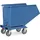 FETRA Muldenkipper Stahl 450 l blau mit Ablasshahn