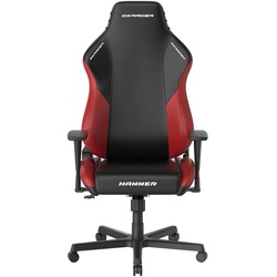 DXRacer Gamingstuhl DX-Racer Lederoptik Schwarz / Rot