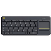 Logitech K400 Plus Wireless Touch Keyboard FR schwarz