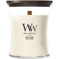 Woodwick White Honey Duftkerze 275 g beige